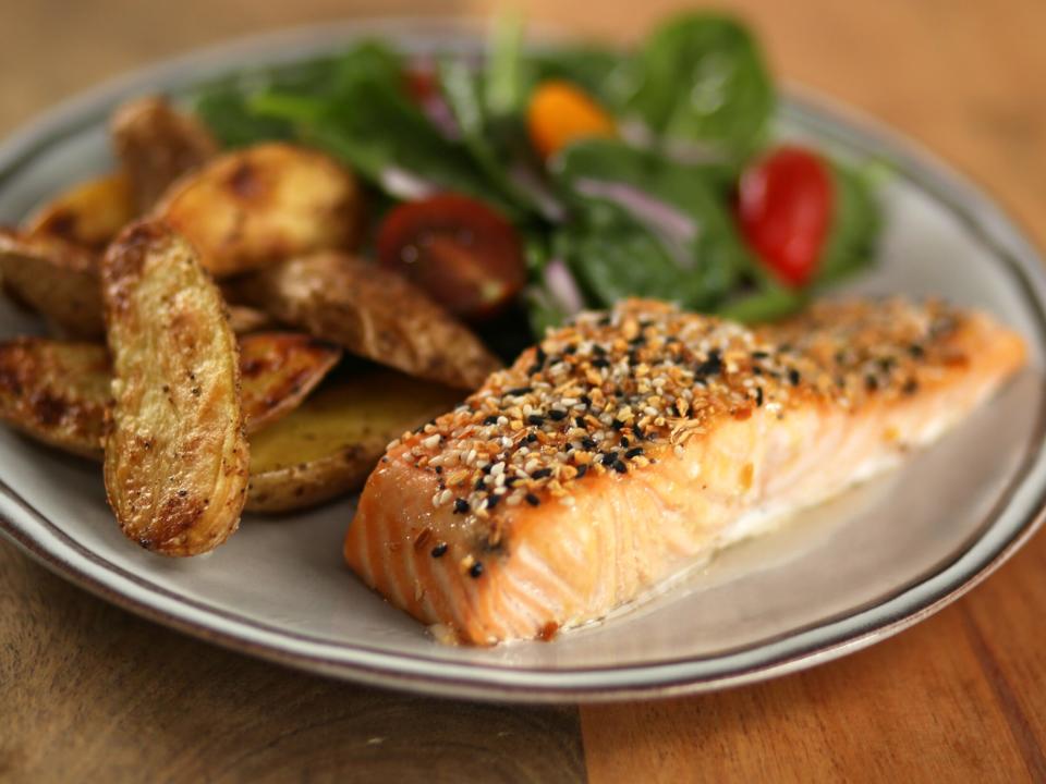 Everything Bagel Roasted Salmon