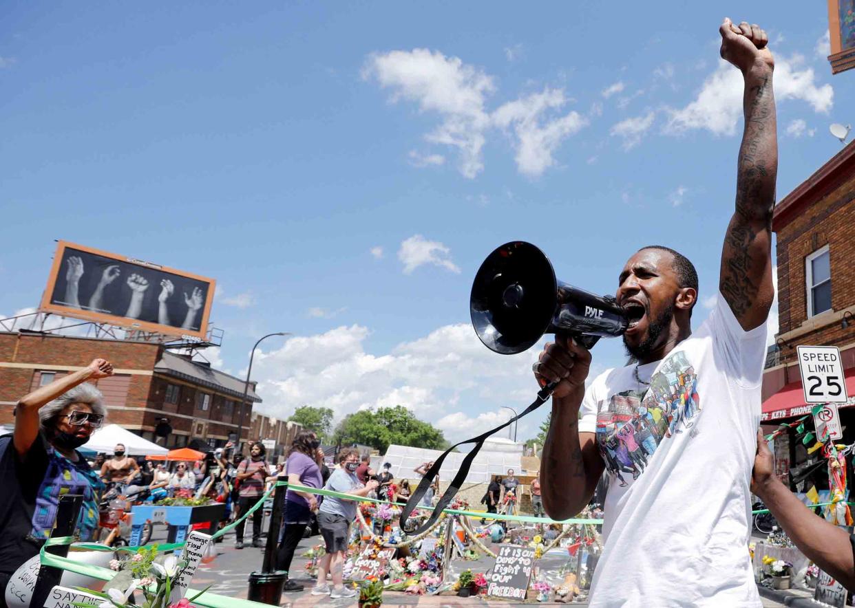 One year anniversary of the death of George Floyd in Minneapolis