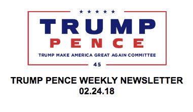 (Photo: Screenshot/Trump Pence Newsletter)