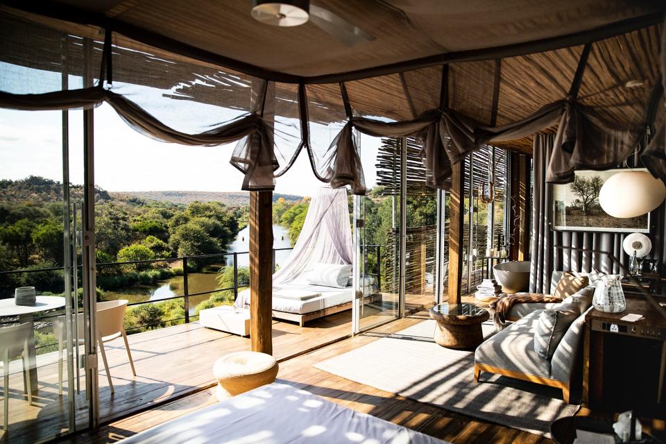 Singita Lebombo overlooking Kruger National Park in South Africa