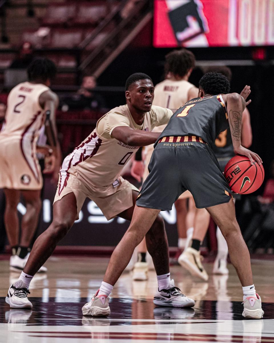 Florida State men's basketball hosted Boston College on Feb. 20, 2024, at the Donald L. Tucker Civic Center.