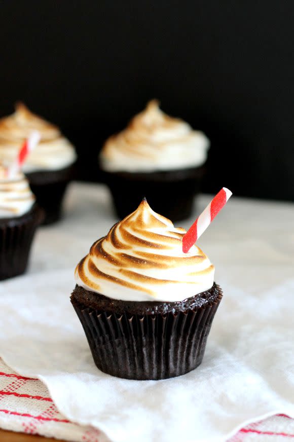 Hot Chocolate Cupcakes