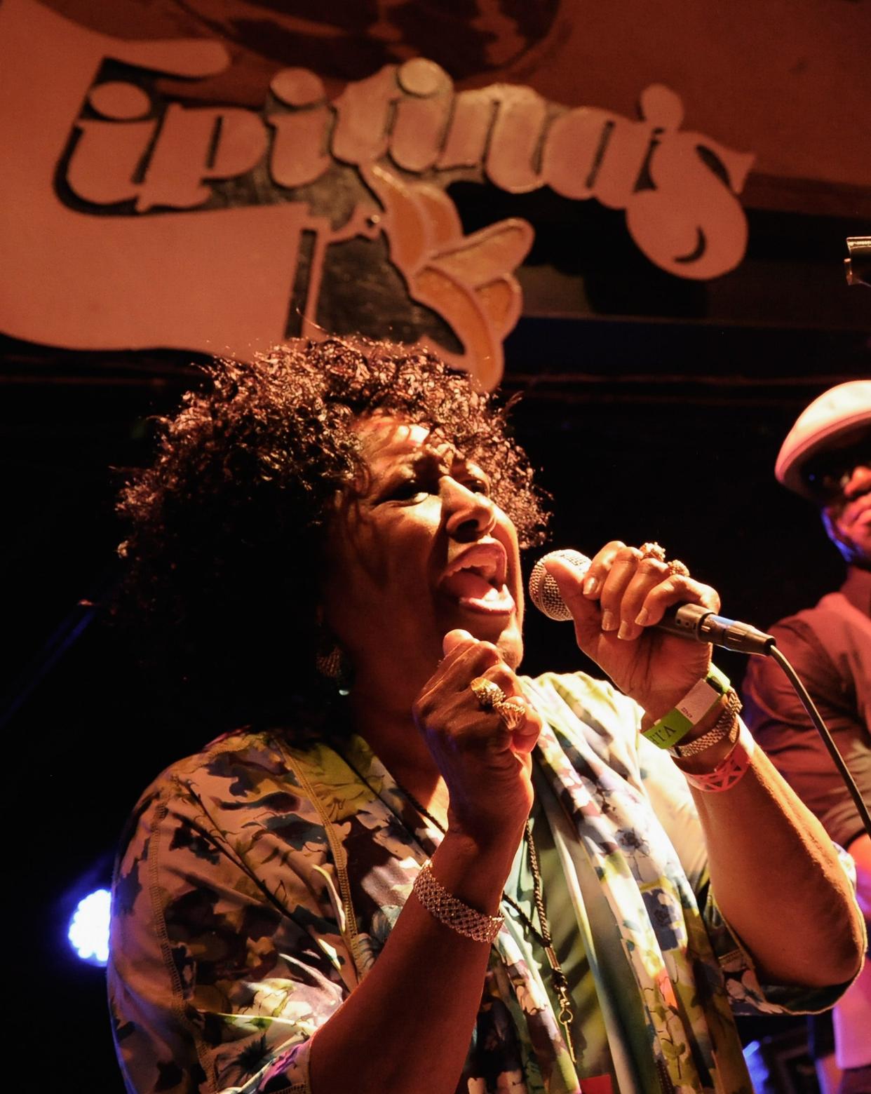 Jean Knight performs with Big Sam's Funky Nation as part of Tipitina's Foundation's 11th Annual Instruments A Comin' on April 30, 2012 in New Orleans.