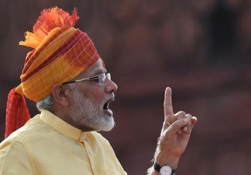 Modi says India will fight foreign threats