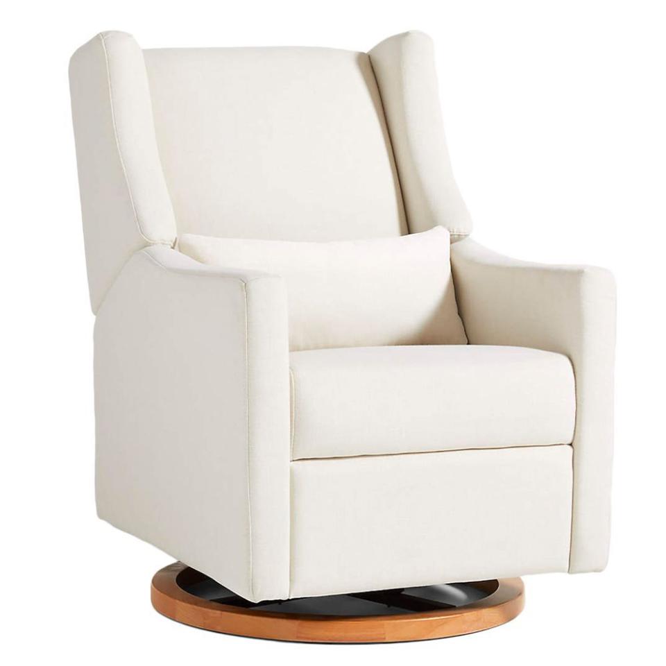 <p><a href="https://go.redirectingat.com?id=74968X1596630&url=https%3A%2F%2Fwww.crateandbarrel.com%2Fbabyletto-kiwi-nursery-glider-recliner-chair-w-electronic-control-and-usb-performance-cream-with-natural-wood-base%2Fs101267&sref=https%3A%2F%2Fwww.bestproducts.com%2Fparenting%2Fmaternity%2Fa43818764%2Fbuy-buy-baby-closing-registry-alternatives%2F" rel="nofollow noopener" target="_blank" data-ylk="slk:Shop Now;elm:context_link;itc:0;sec:content-canvas" class="link ">Shop Now</a></p><p> Kiwi Nursery Glider Recliner Chair </p><p>$999.00</p><p>crateandbarrel.com</p>