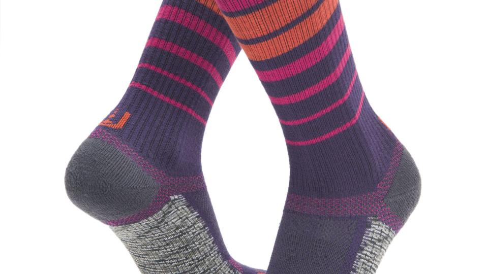 These  socks use Ultimax Tech, Wigwam’s proprietary moisture management construction that channels sweat from underfoot out through the mouth of your boot or shoe. (Courtesy Wigwam)