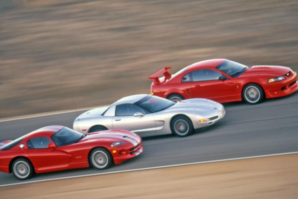 2001 ford svt mustang cobra r, 2001 dodge viper gts acr, 2001 chevrolet corvette z06