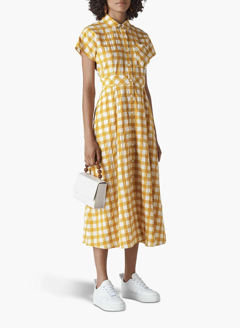 Whistles Ilana Check Shirt Dress [Photo: John Lewis]