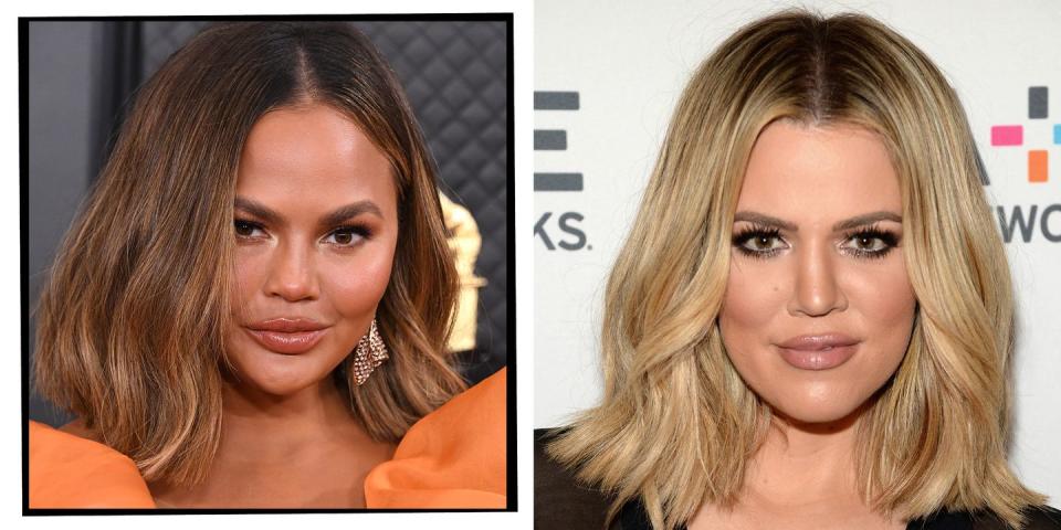 Chrissy Teigen and Khloé Kardashian