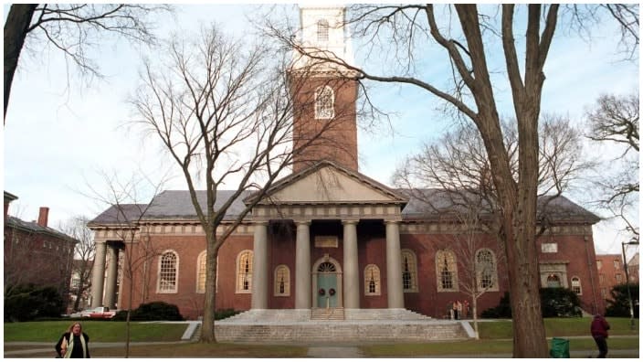 Harvard University campus. (Photo by Darren McCollester/Newsmakers)