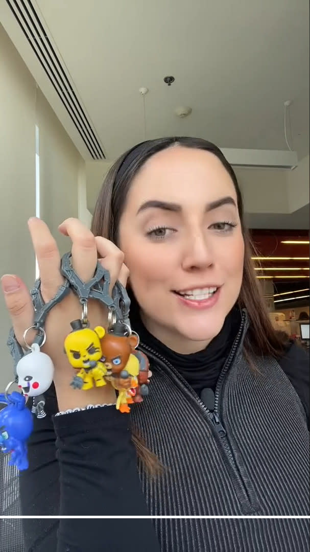 Así serán los llaveros de Five Nights at Freddy's que venderá Cinemex (vía TikTok)