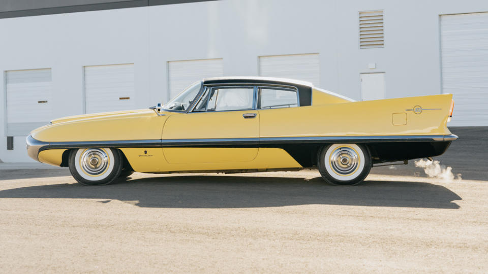 The 1957 Chrysler Ghia Super Dart 400 concept car.