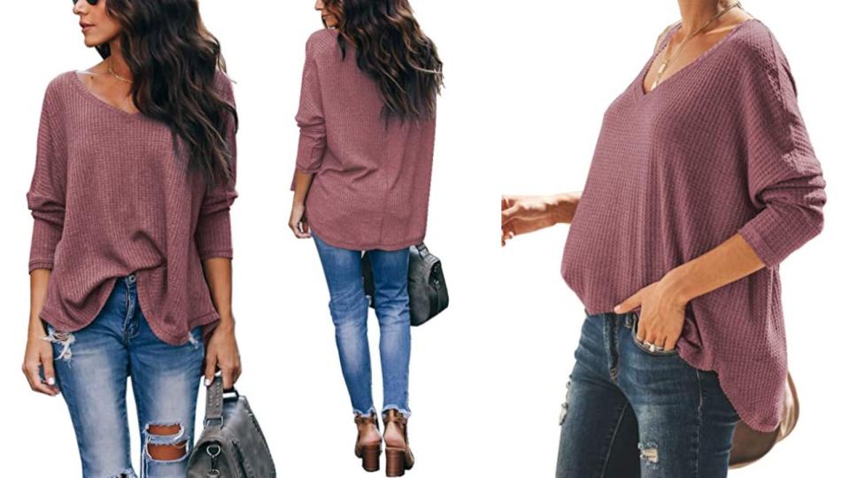 Amazon shoppers are raving about this batwing sweater.