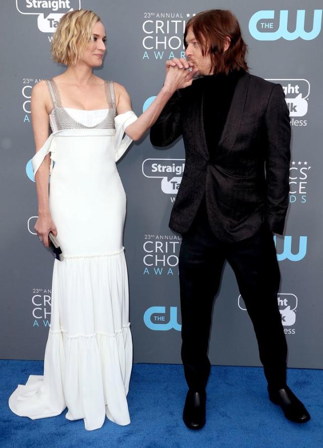 Diane Kruger and Norman Reedus Make Red Carpet Debut