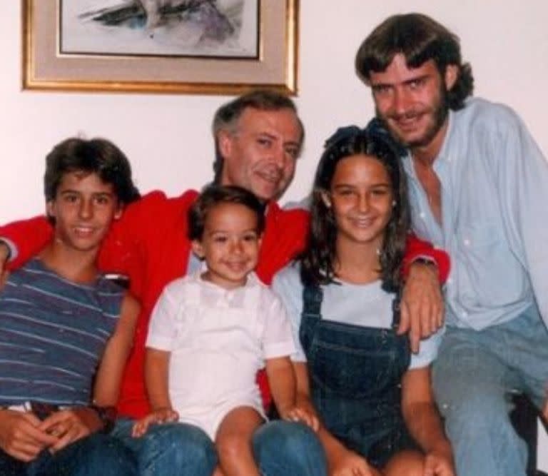 Un tano familiero: Gianni Lunadei construyó una familia con impronta italiana