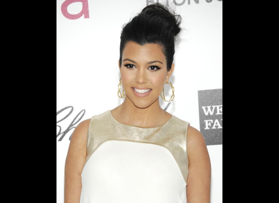 <br>Kourtney Kardashian's son, Mason, was born in 2009.</br>    <br>Pictured: Kourtney Kardashian arrives at the Elton John AIDS Foundation Academy Awards viewing party in West Hollywood, Calif. on Sunday, Feb. 26, 2012. (Photo: Dan Steinberg, AP)</br>