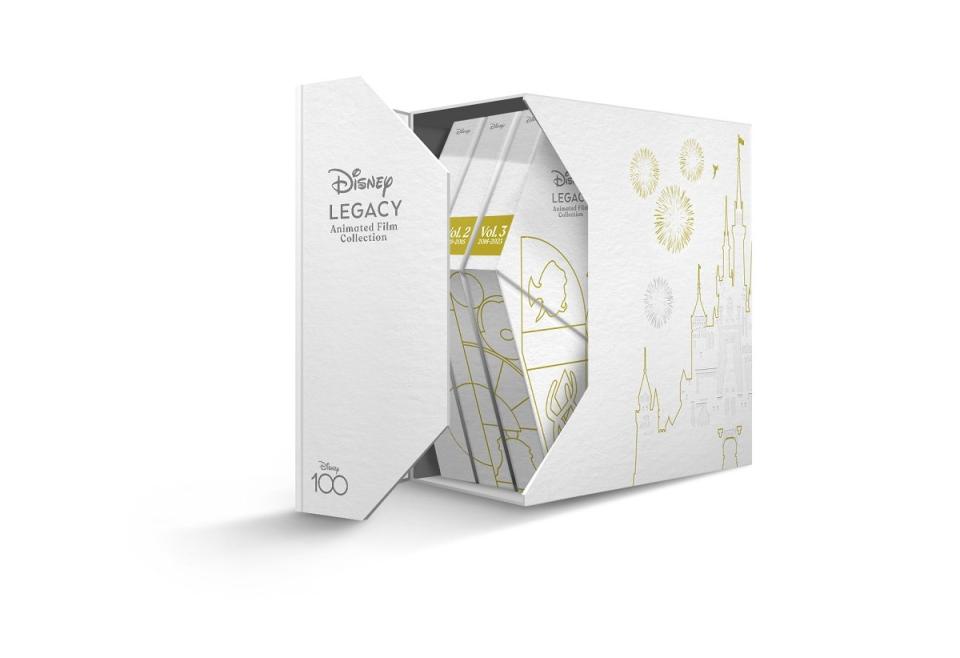 The Disney Legacy Collection box set, as it appears when opened. 