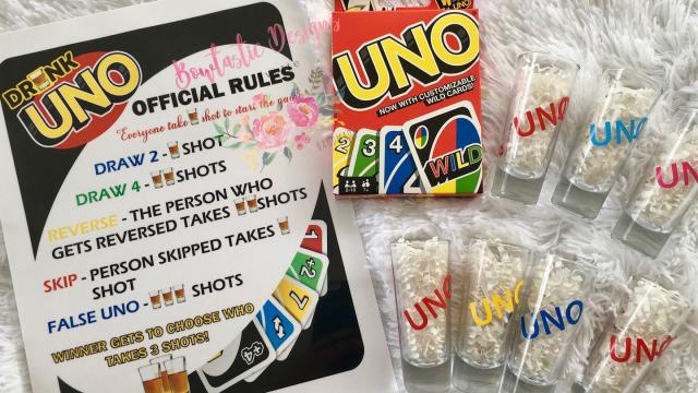 You Can Get a Drunk Version of the UNO Game, and the Rules Will Have You  Taking Shots