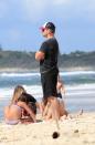 During his time in Australia, Matt's family has been spending time with Chris Hemsworth and Elsa Pataky.