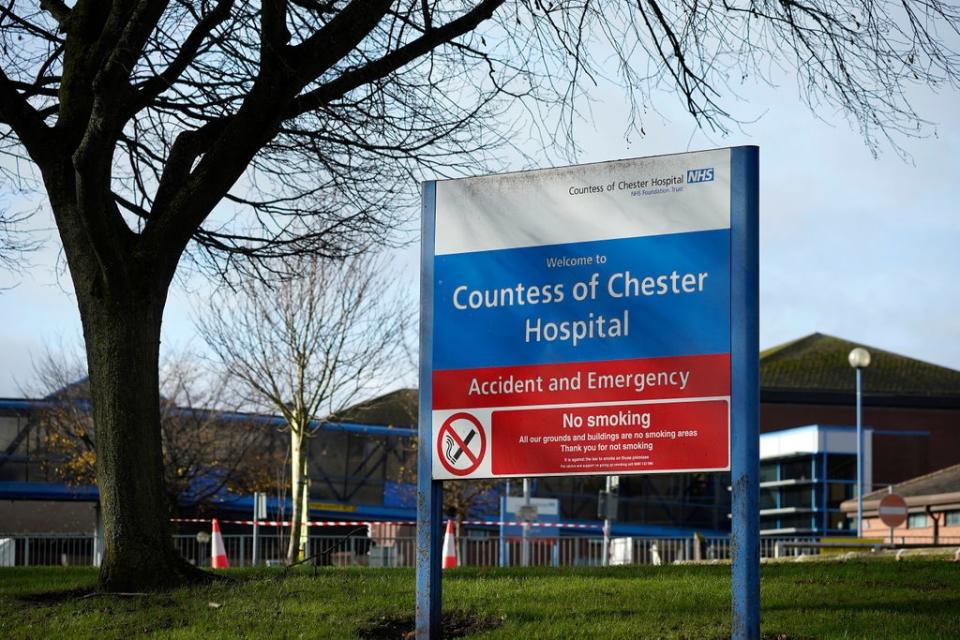 The Countess of Chester Hospital, where Lucy Letby worked (Getty Images)