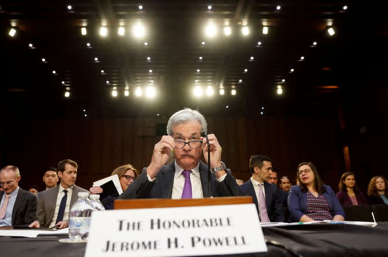 El presidente de la Reserva Federal, Jerome H. Powell, en el Congreso en Washington