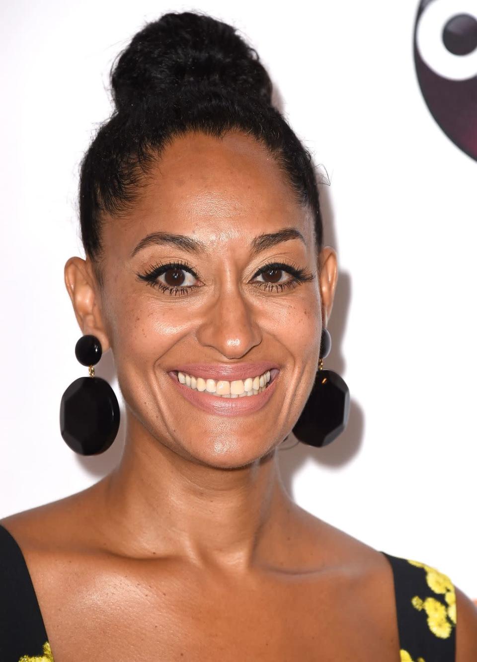 <p>A bun at the crown of your head like <strong>Tracee Ellis Ross</strong> is one of the best ways to look effortlessly chic in seconds. Smooth the top and sides with a hairspray. </p><p><a class="link " href="https://go.redirectingat.com?id=74968X1596630&url=https%3A%2F%2Fwww.ulta.com%2Fcompressed-micro-mist-curl-level-2-hair-spray&sref=https%3A%2F%2Fwww.goodhousekeeping.com%2Fbeauty%2Fhair%2Fg3536%2Fnatural-hairstyles%2F" rel="nofollow noopener" target="_blank" data-ylk="slk:SHOP HAIRSPRAY">SHOP HAIRSPRAY</a></p>