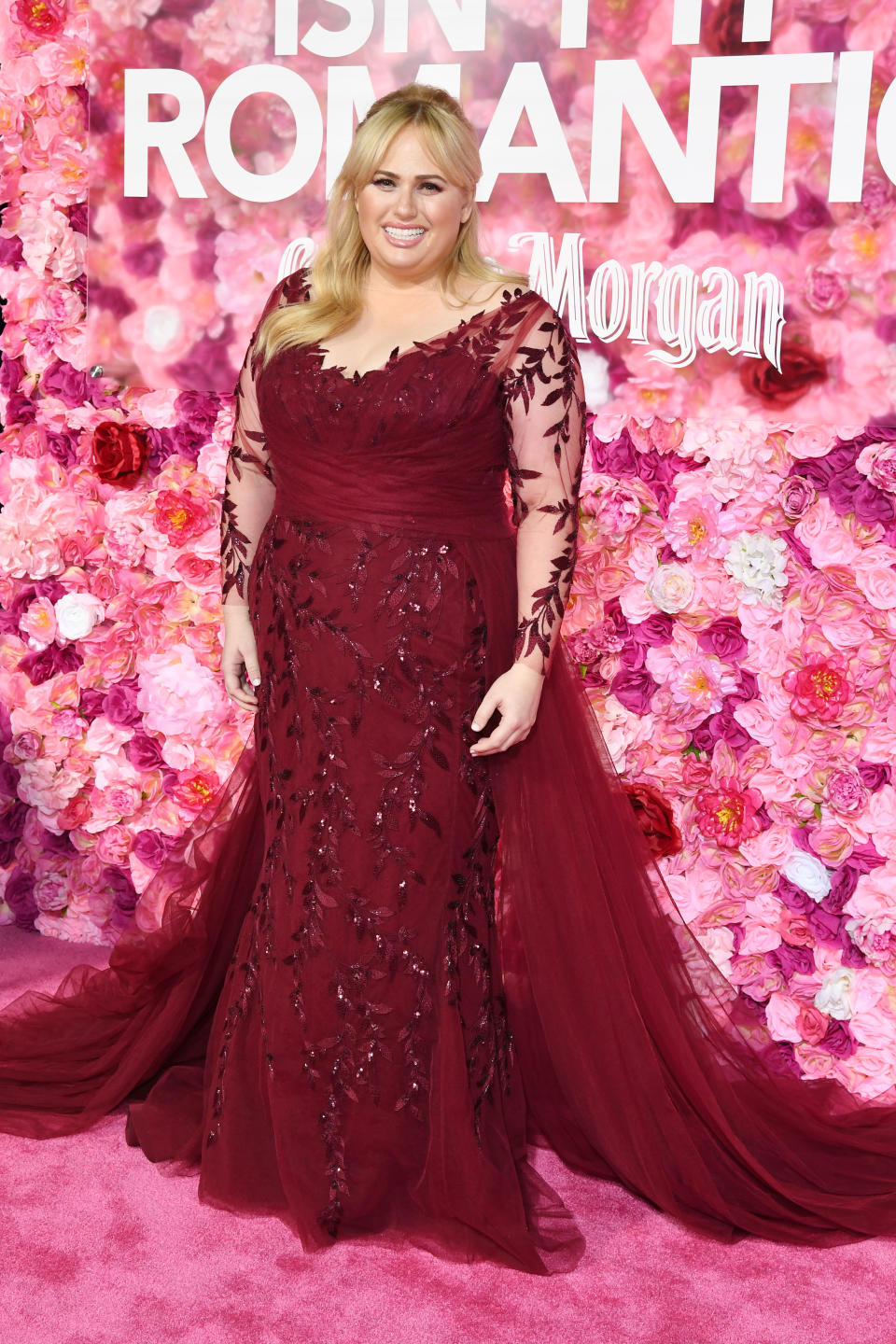 Rebel Wilson on Isn't It Romantic red carpet