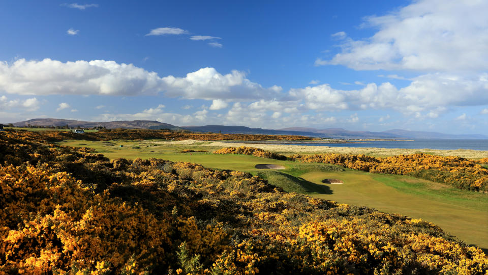 Royal Dornoch golf course pictured