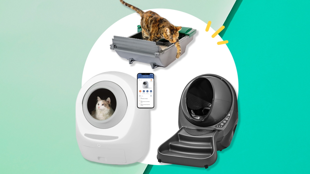 self cleaning cat litter boxes
