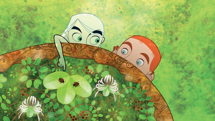 a scene from the secret of kells, a good housekeeping pick for best kids movies