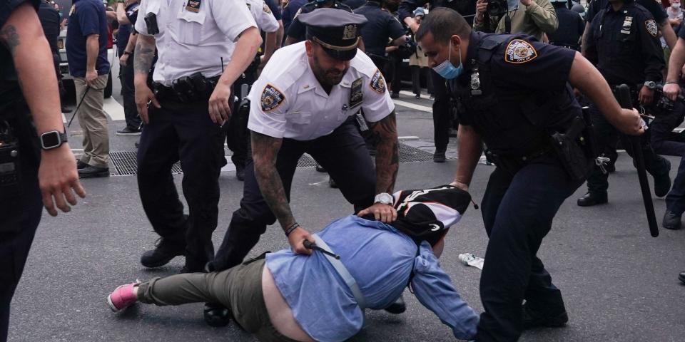 NYPD George Gloyd protest