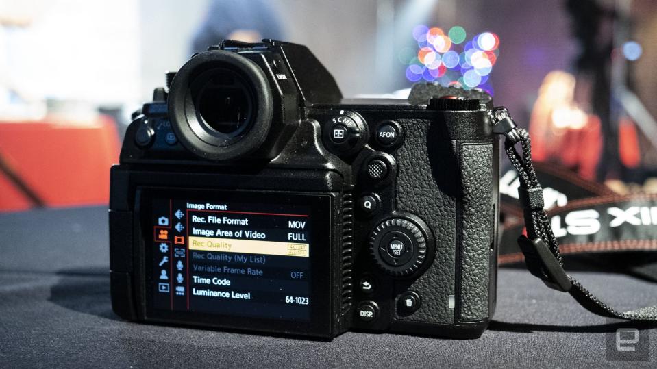 Panasonic S1H full-frame video-centric mirrorless camera