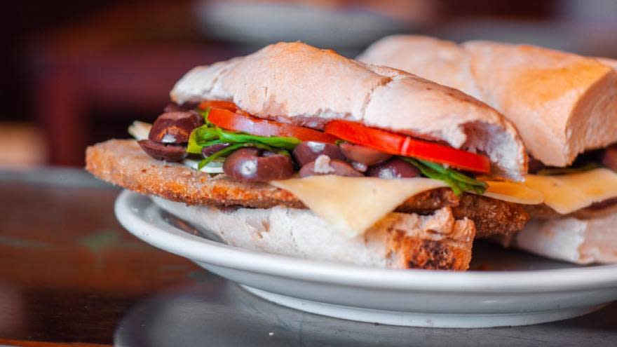 Una de las opciones de sandwiches que se pueden elegir en Café Paulin