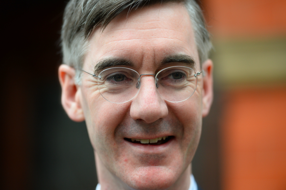 <em>Jacob Rees-Mogg said he would only back the bill if the DUP voted for it (PA)</em>