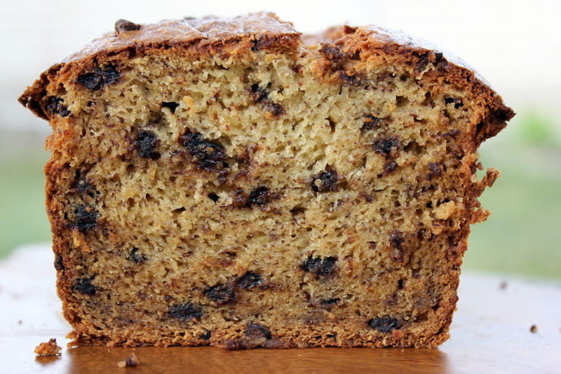 Get the <a href="http://www.agirldefloured.com/2012/01/08/worlds-best-gluten-free-banana-bread/" target="_blank">World's Best Gluten-Free Banana Bread recipe</a> on A Girl Defloured.