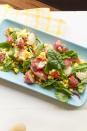 <p>This simple summer salad is fresh and filling — a.k.a. all you could ever want for a hot day.</p><p><em><a href="https://www.womansday.com/food-recipes/food-drinks/recipes/a54827/spinach-potato-and-corn-salad-recipe/" rel="nofollow noopener" target="_blank" data-ylk="slk:Get the recipe for Spinach, Potato, and Corn Salad." class="link ">Get the recipe for Spinach, Potato, and Corn Salad.</a></em> </p>