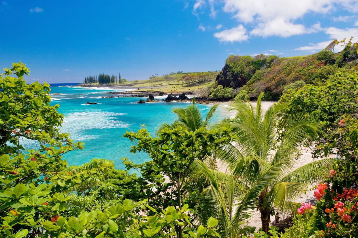 hamoa beach, hana, hawaii