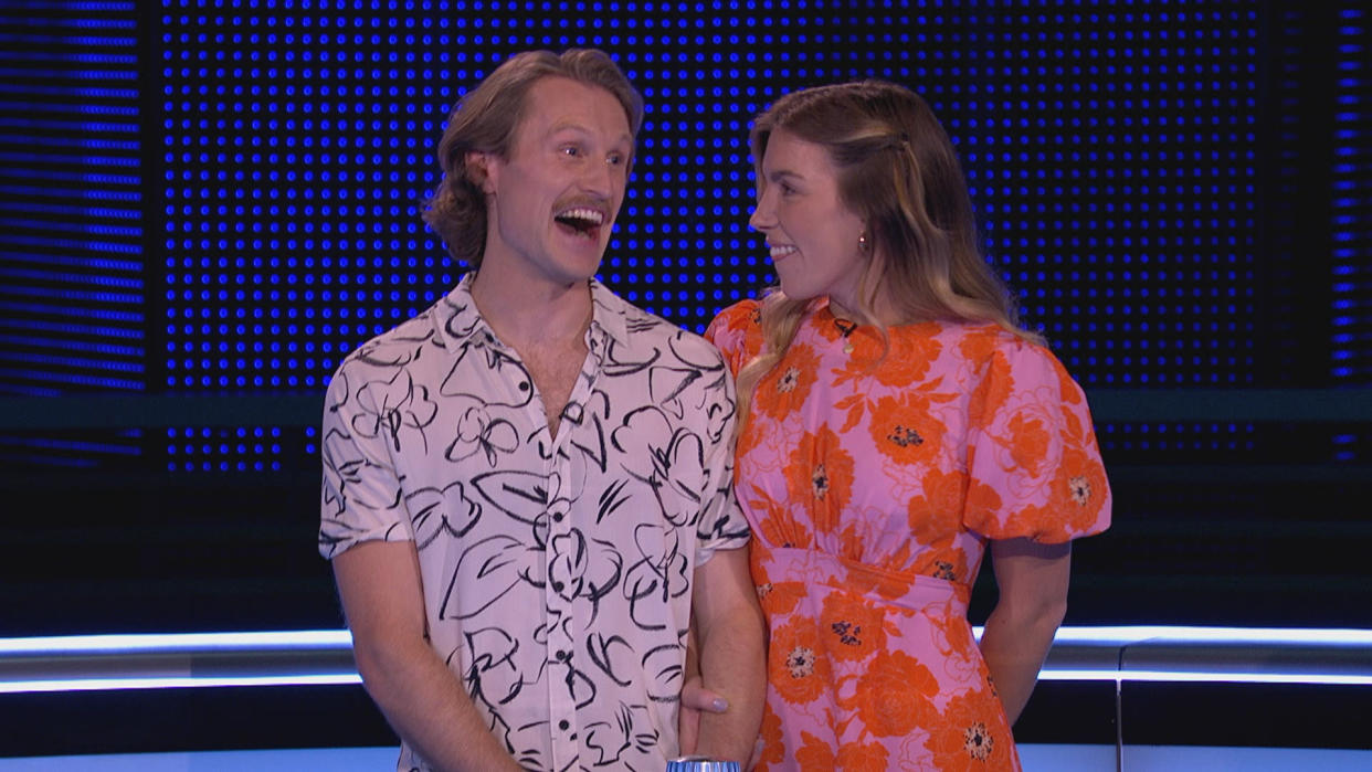 NHS workers Will and Kathryn were the first jackpot winners on 'Ant and Dec's Limitless Win'. (ITV)