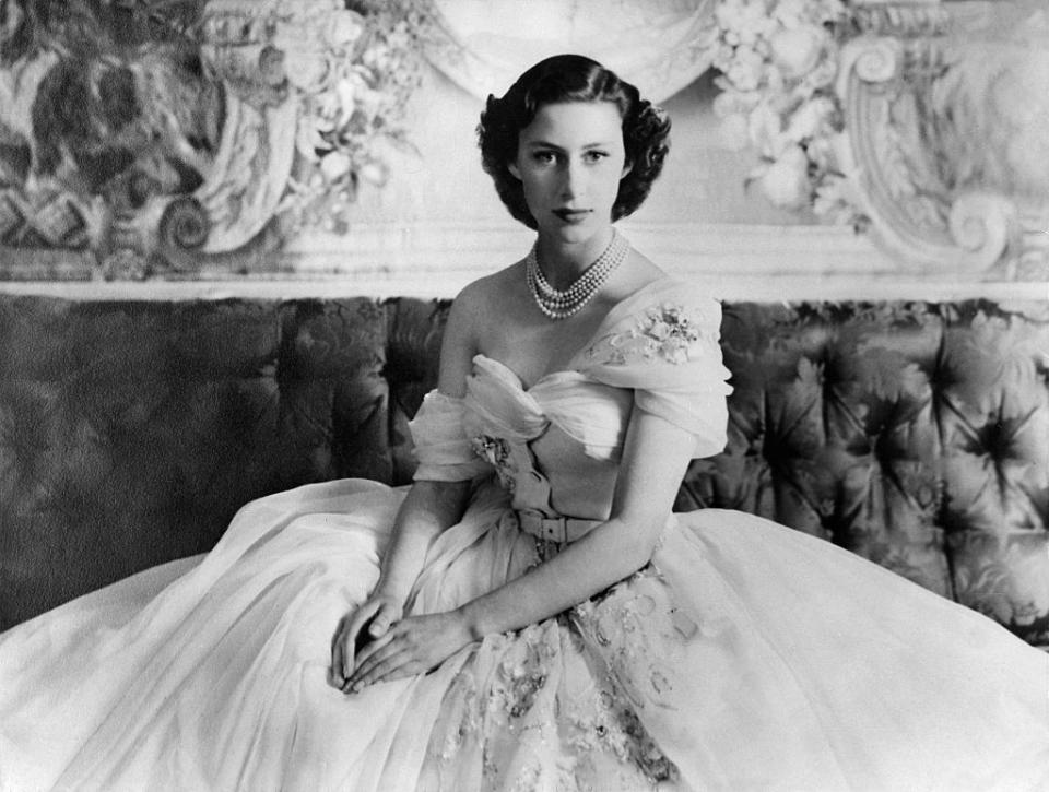 <p> Take a look back at Princess Margaret's iconic style from her most over-the-top tiaras to her iconic wedding gown.</p>