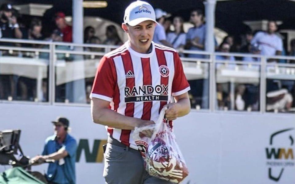 Matt Fitzpatrick Sheffield Utd shirt - Instagram