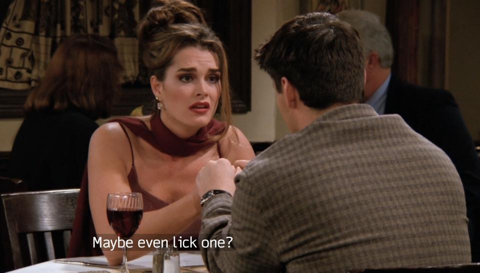 Brooke Shields on s2, ep 12 Friends