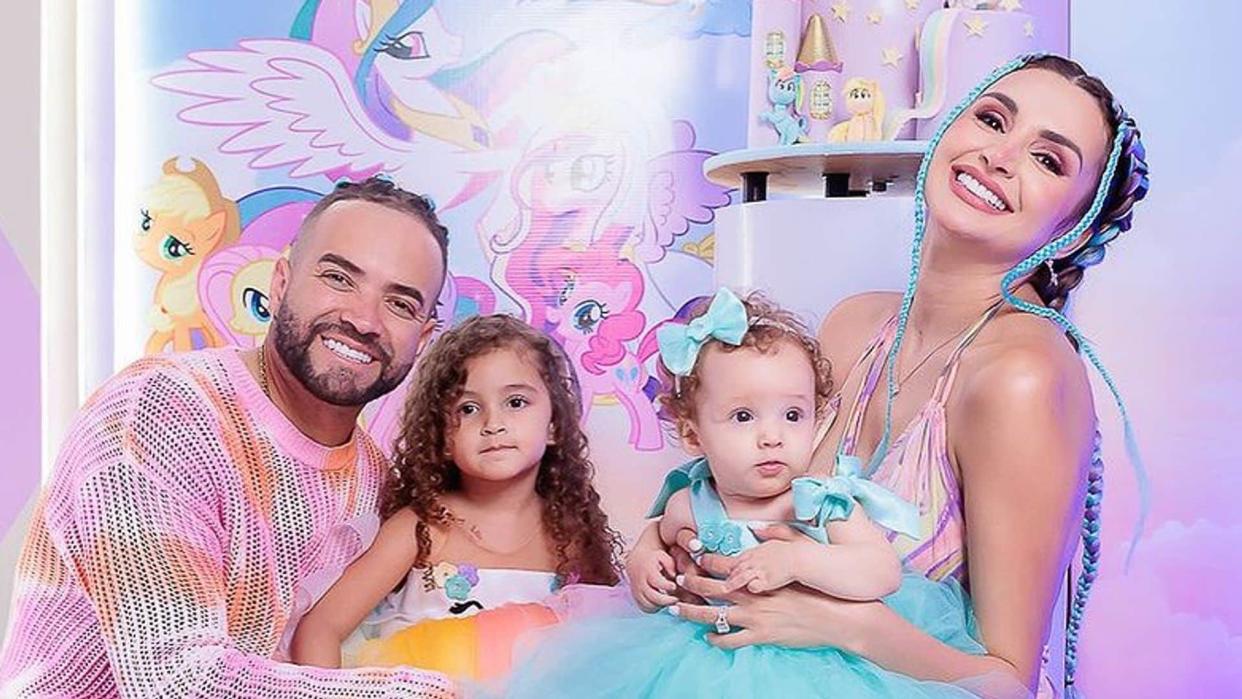 Nacho Mendoza y Melany Mille celebran el cumpleaños de su hija, Mya