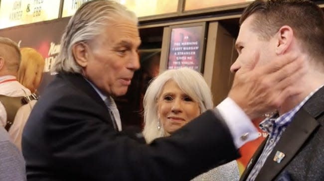 Tony Danza on the red carpet for the "New York, New York" opening.