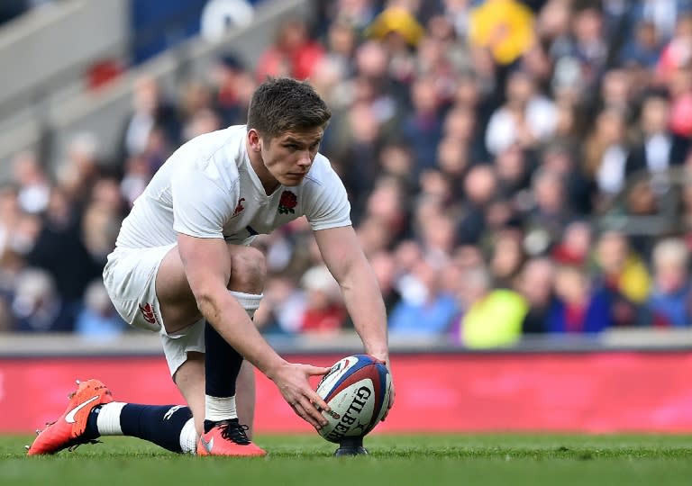 Centre Owen Farrell's rib injury has been a concern ahead of England's three-test tour of Australia next month