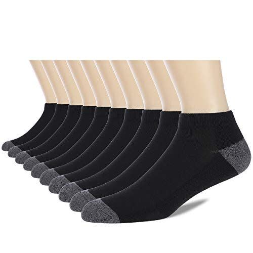 Coovan Cushion Ankle Socks (10-Pack)