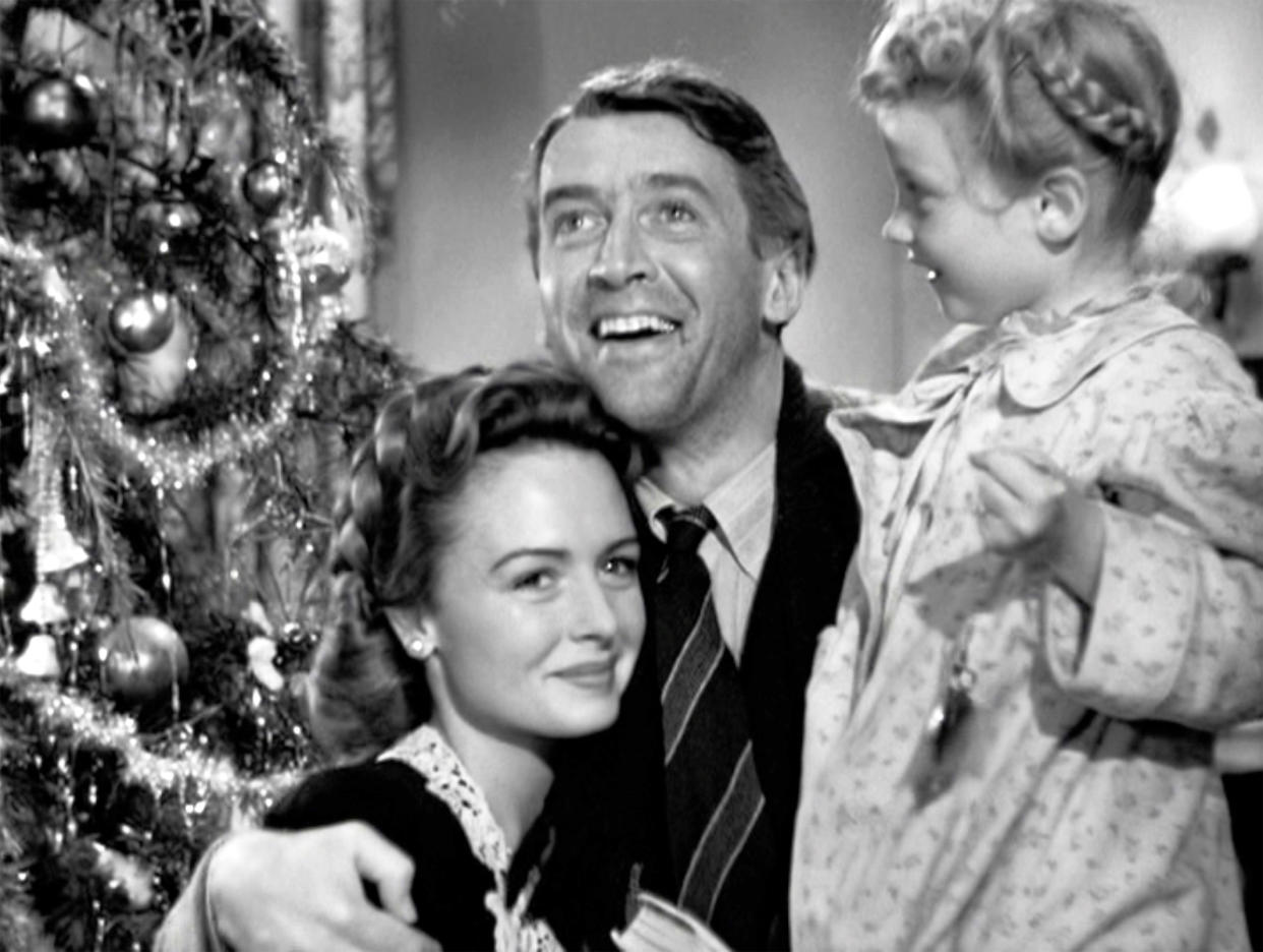 It's a Wonderful Life is the highest-rated Christmas movie including in the streaming survey. (Paramount/CBS/Getty)