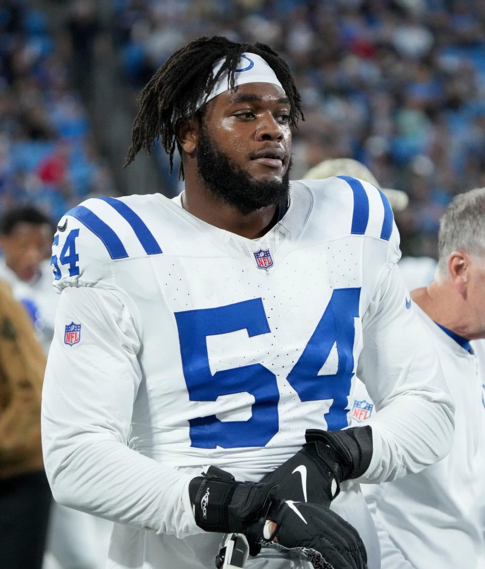Dayo Odeyingbo has broken out in his third season with the Indianapolis Colts with 6.5 sacks in 13 games.