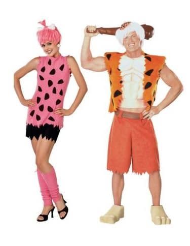 You probably haven't seen the Flintstones in years, but this costume will bring back all sorts of nostalgic memories.   <a href="http://www.wholesalehalloweencostumes.com/adult-costumes/womens-costumes/couples/R16883-C-pebbles-flintstone-couple-costume.html?mboxSession=1411415828362-638594" target="_blank">Get it here.</a>