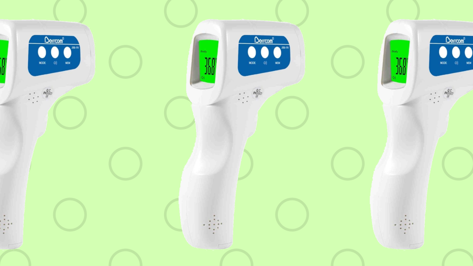 Save 70 percent on this Berrcom No-Contact Infrared Forehead Thermometer. (Photo: Berrcom)