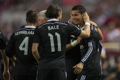 Gareth Bale, back from injury, set up one of Cristiano Ronaldo's goals Saturday. (AP Photo/Andres Kudacki)